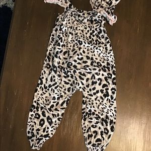 Animal Print Romper
